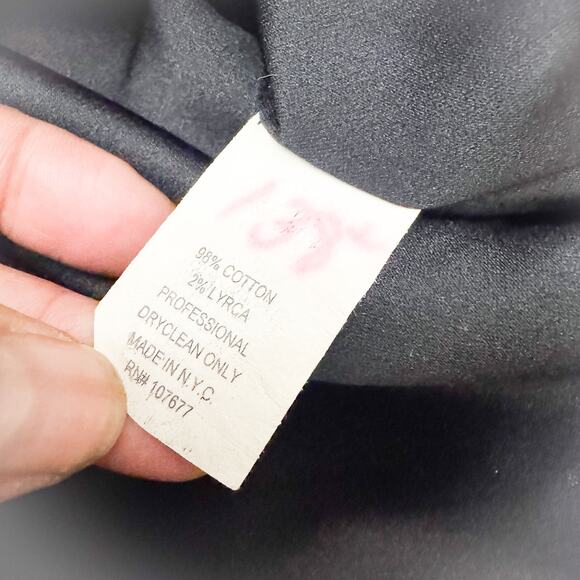 Alice and Olivia Banded Black Military Style Cropped Blazer Jacket Size Small - Picture 5 of 6